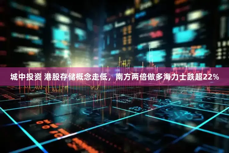 城中投资 港股存储概念走低，南方两倍做多海力士跌超22%